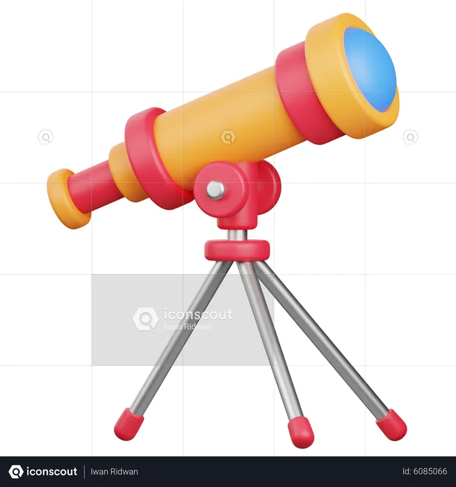 Telescope  3D Icon