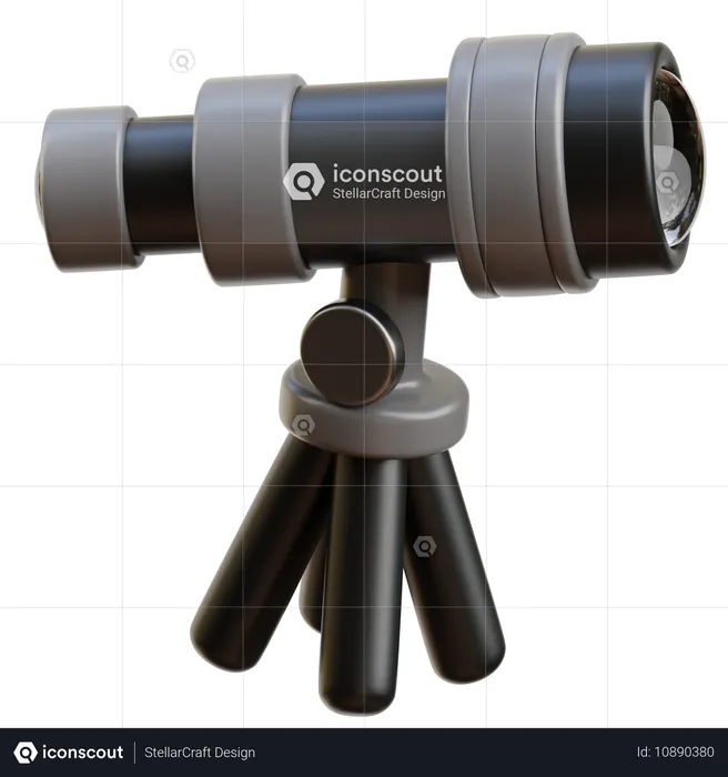 Telescope  3D Icon