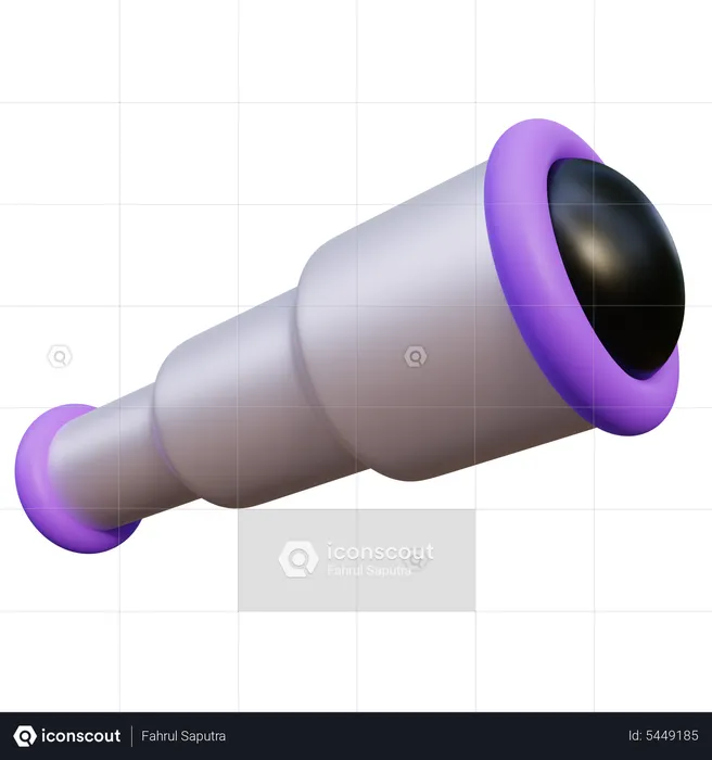 Telescope  3D Icon