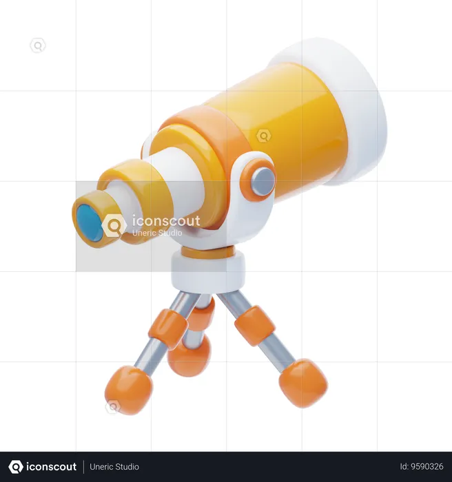 Telescope  3D Icon