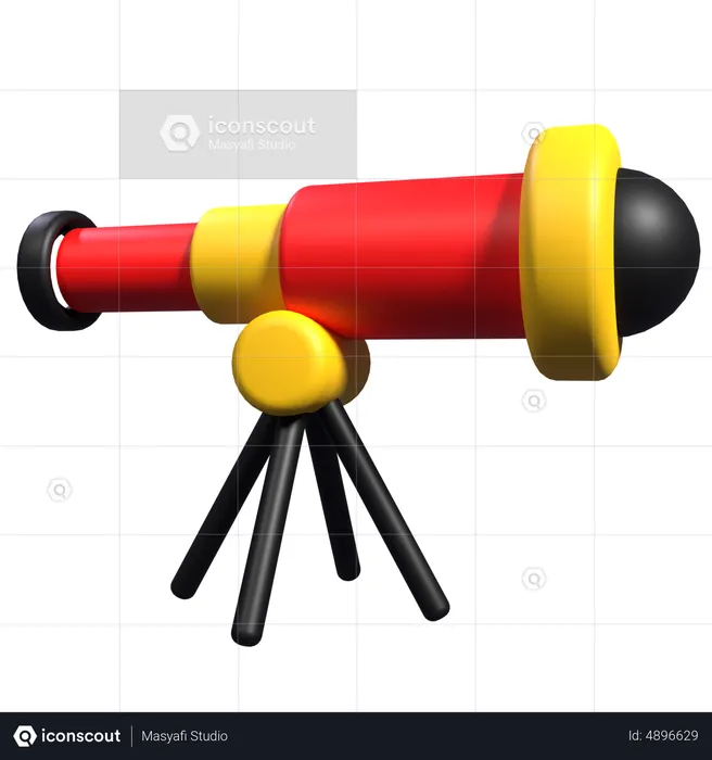 Telescope  3D Icon