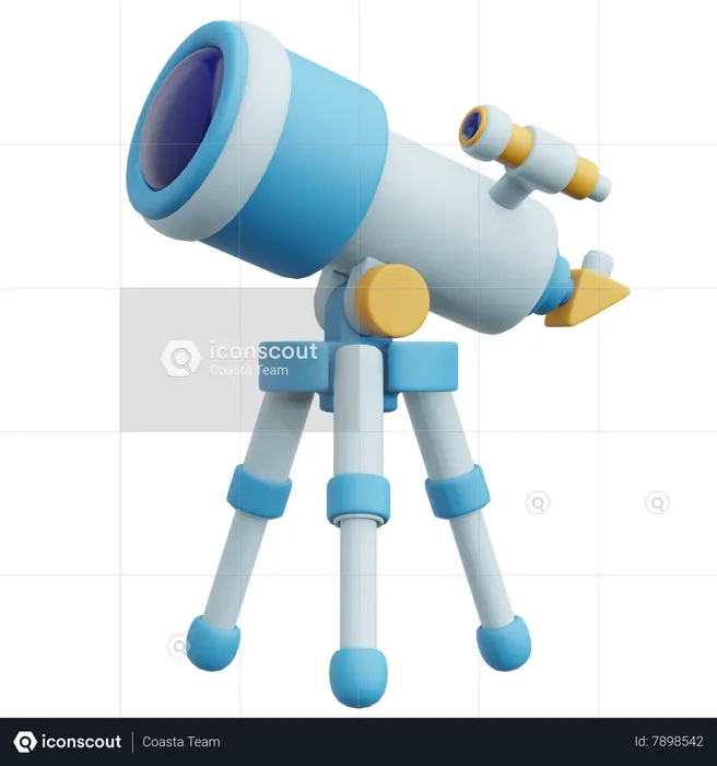 Telescope  3D Icon