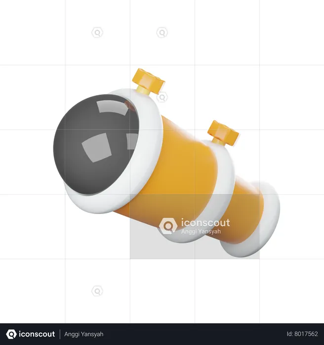 Telescope  3D Icon