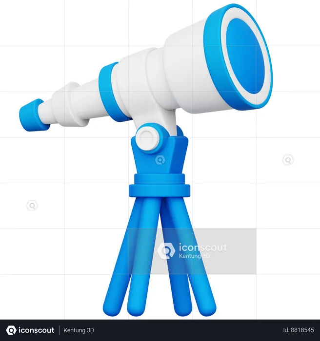 Telescope  3D Icon