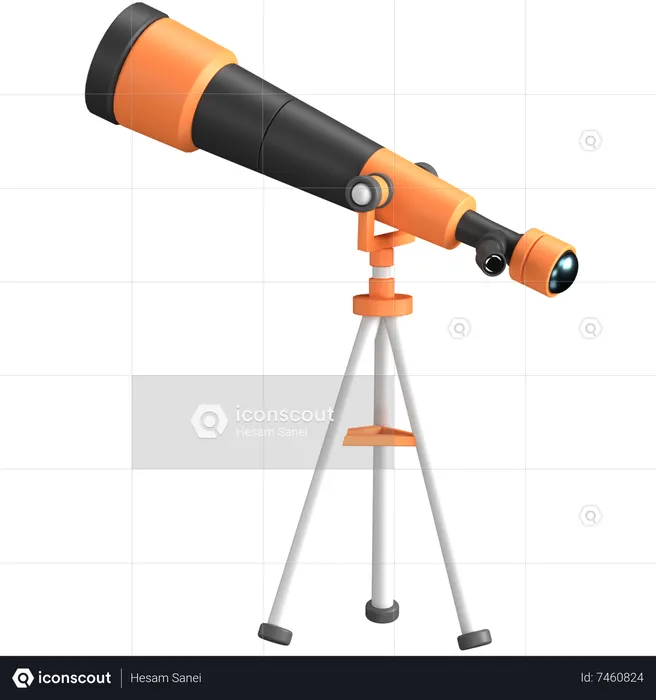 Telescope  3D Illustration
