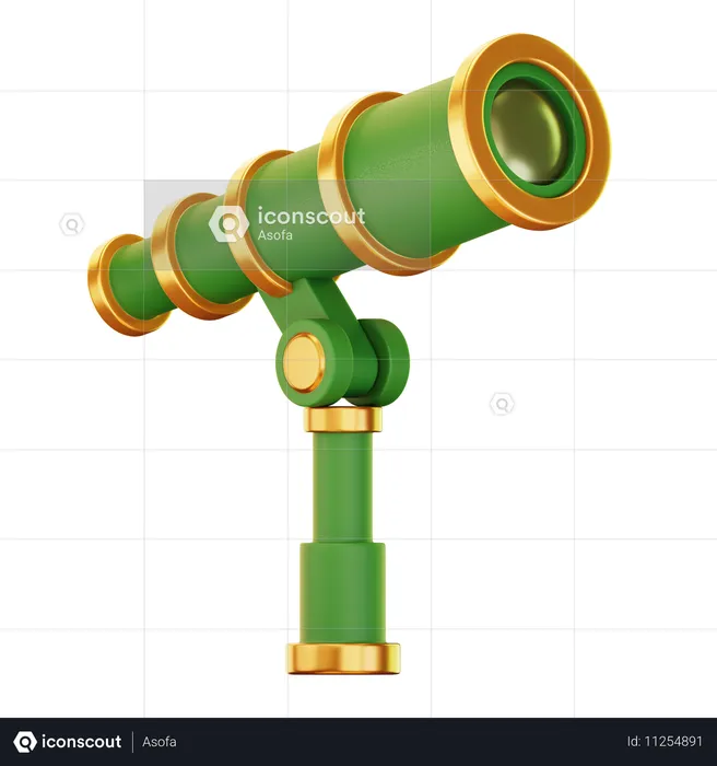 Télescope hilal  3D Icon