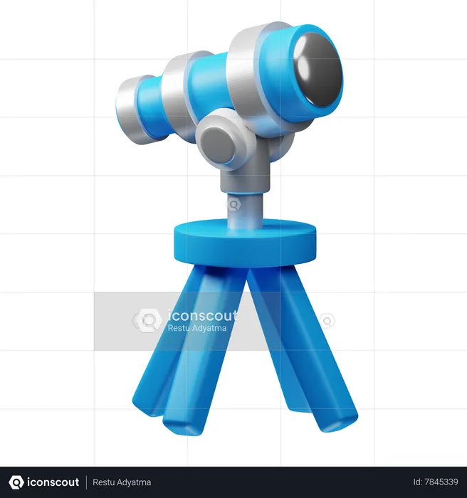 Telescope  3D Icon