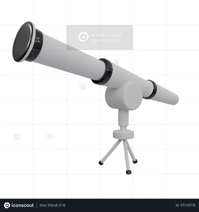 Telescopio  3D Icon