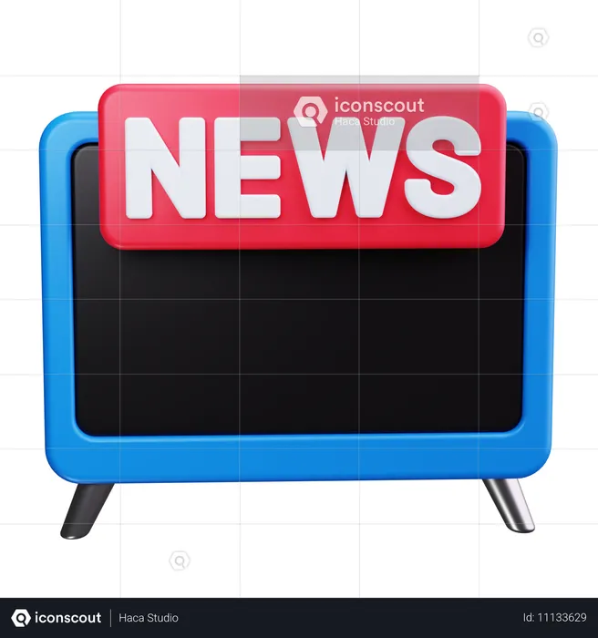 Televisión  3D Icon