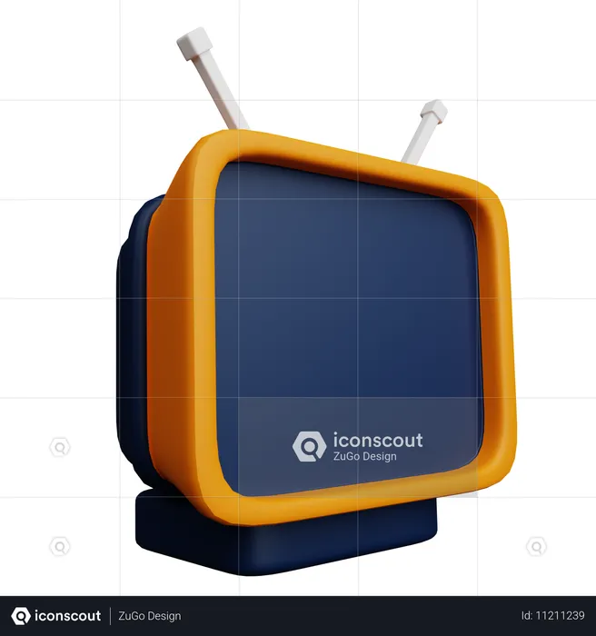 Télévision  3D Icon