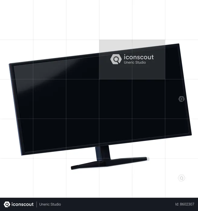Television  3D Icon