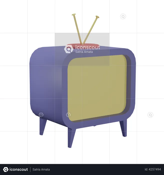 Television  3D Illustration