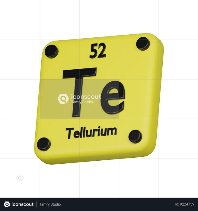 Tellurium  3D Icon