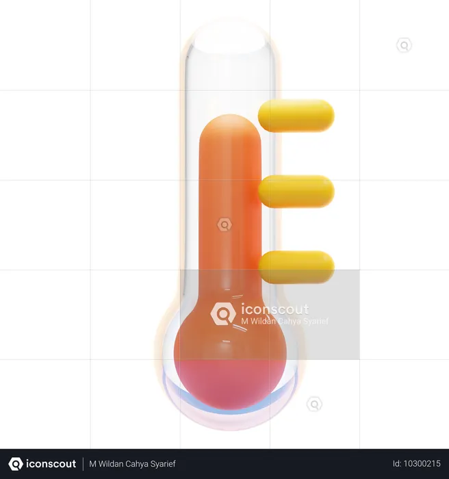 Temperatur  3D Icon