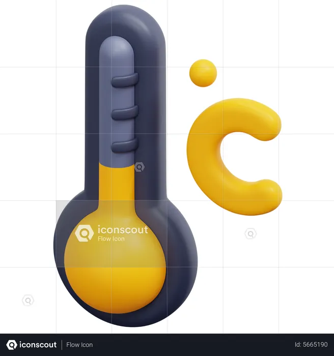 Temperatur  3D Icon