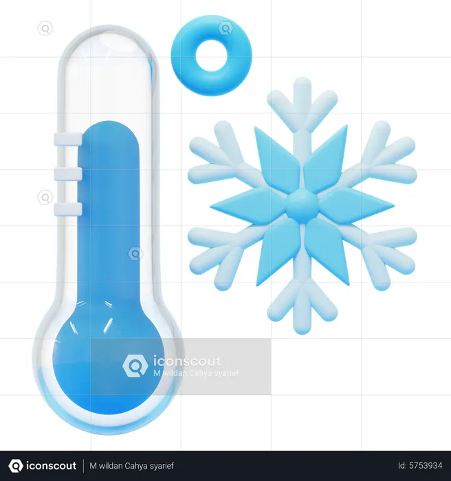 Temperatura  3D Icon