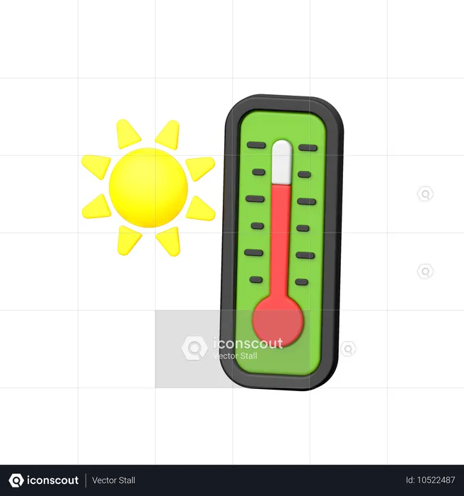 Temperatura diurna  3D Icon