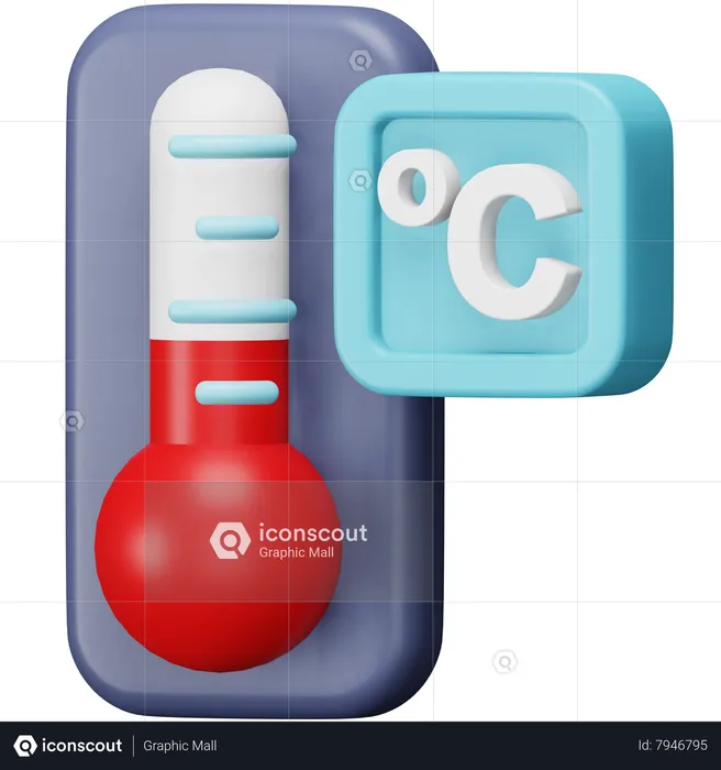 Temperature  3D Icon