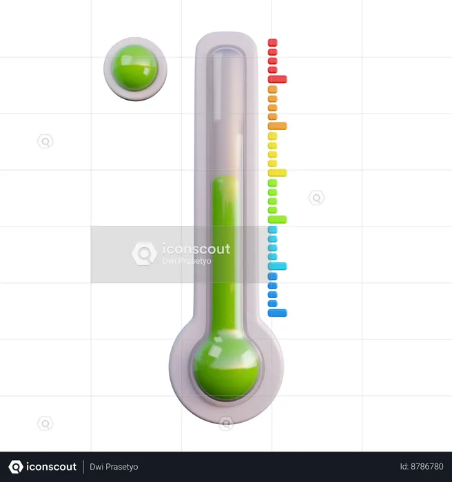 Température modérée  3D Icon