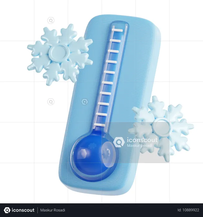 Temperature Winter  3D Icon