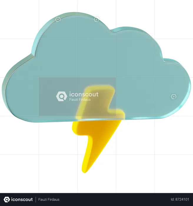 Tempête  3D Icon