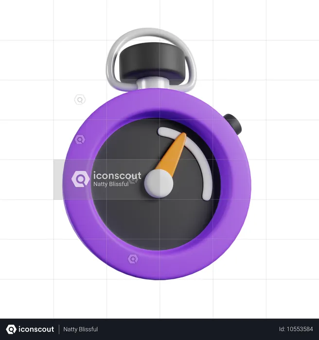 Cronômetro  3D Icon