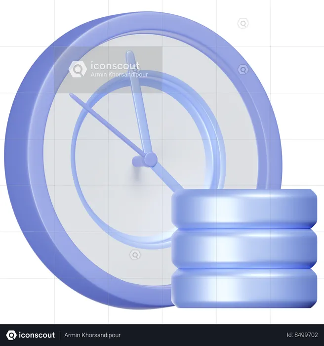 Temps financier  3D Icon