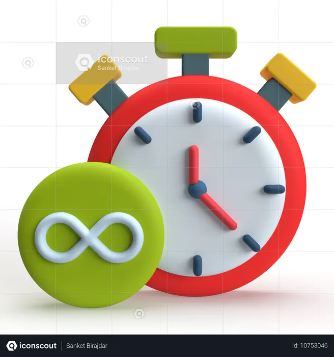 Temps infini  3D Icon