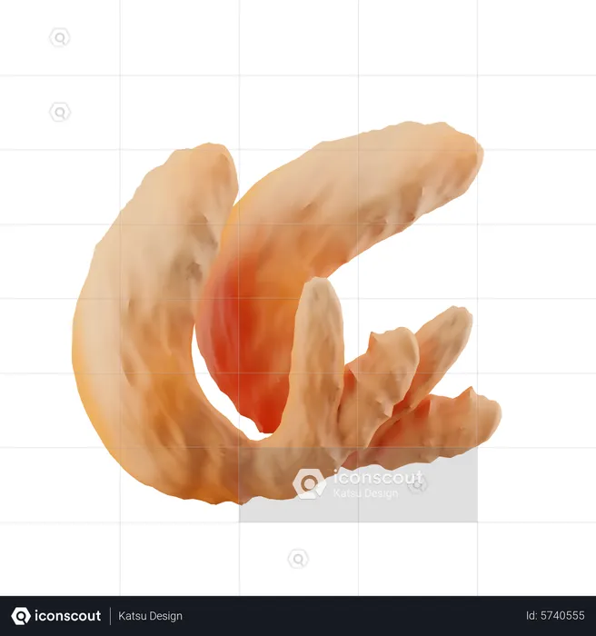 Tempura  3D Icon