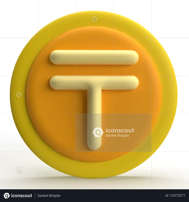 Tenge  3D Icon