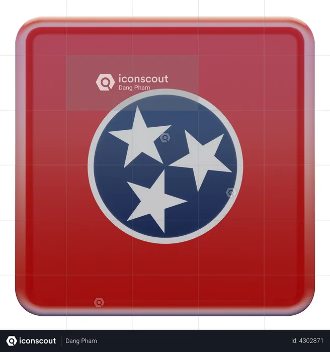 Tennessee Flag Flag 3D Flag