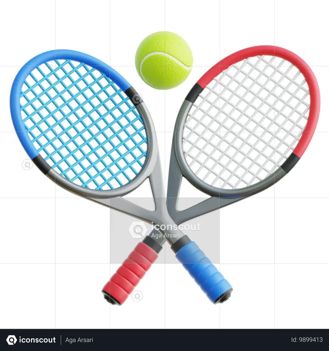 Tennis  3D Icon