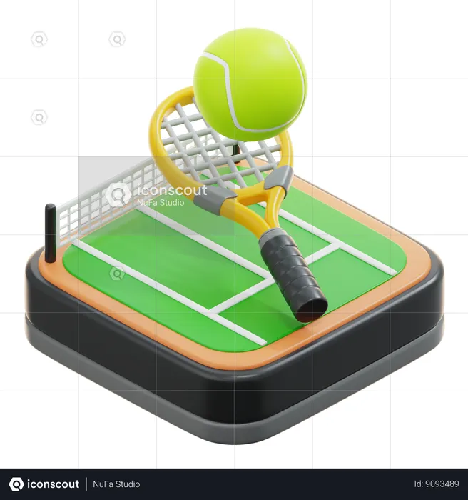 Tennis  3D Icon