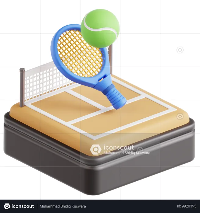 Tennis  3D Icon