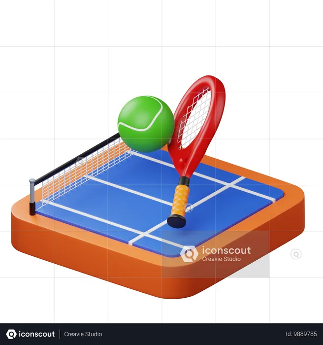 Tennis  3D Icon