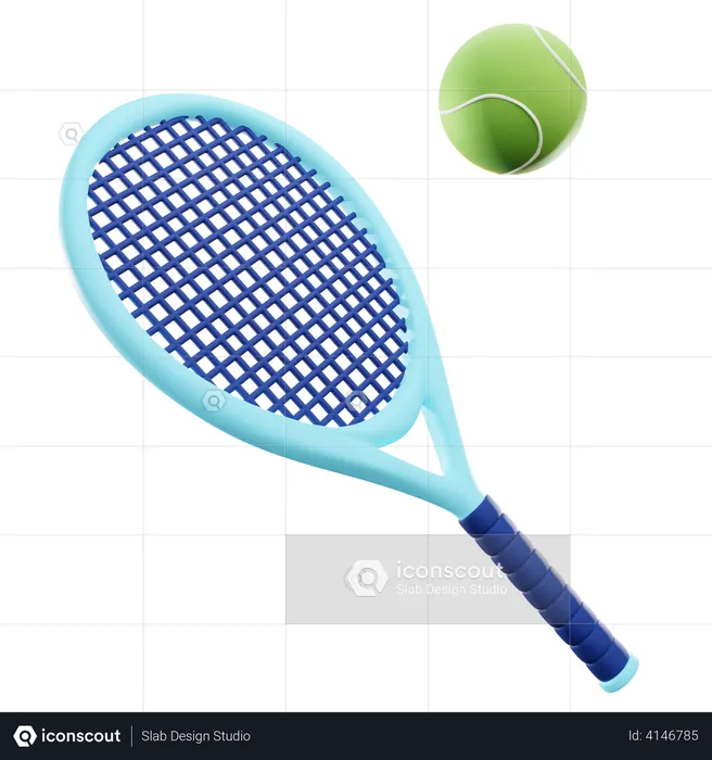 Tennis  3D Illustration