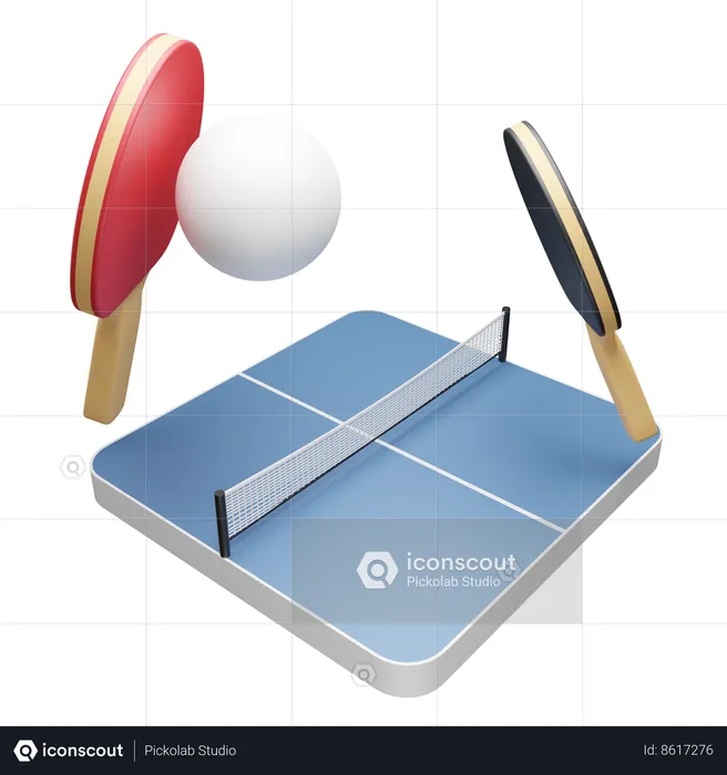 Tennis de table  3D Icon