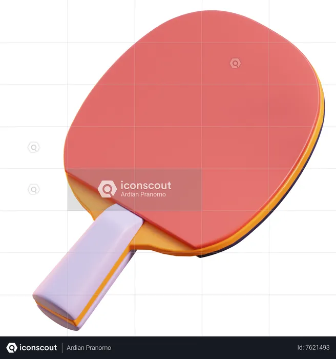 Raquette de tennis de table  3D Icon