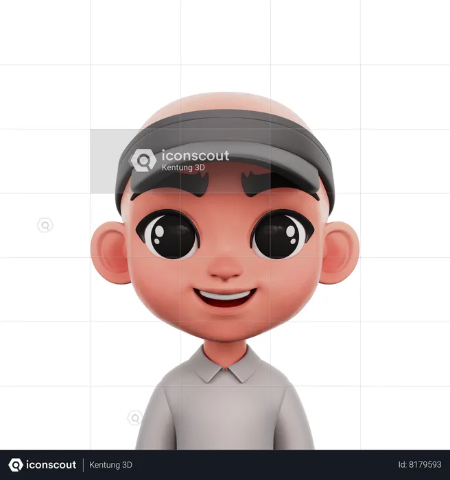 Tennis Player  3D Icon