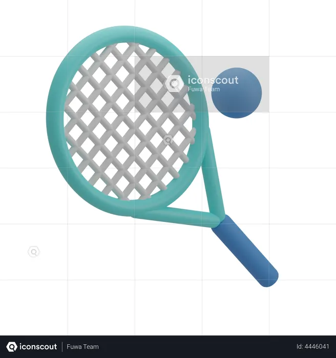 Tennis Racket  3D Icon