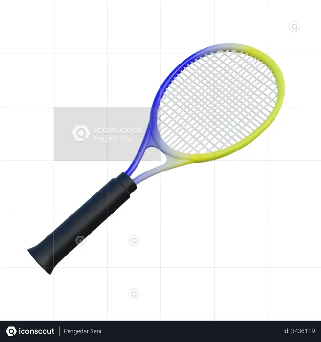 Tennis Racket  3D Icon