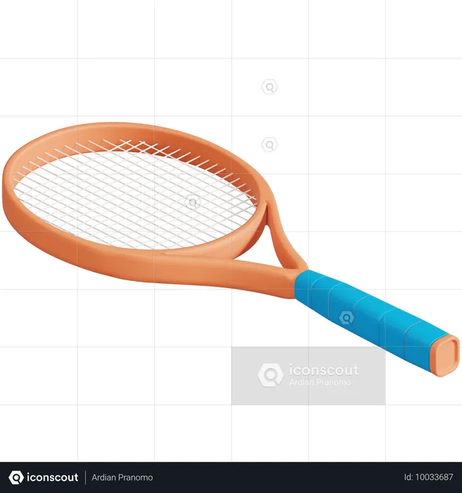 Tennis Racket  3D Icon