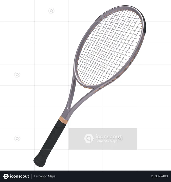 Tennis Racket  3D Illustration