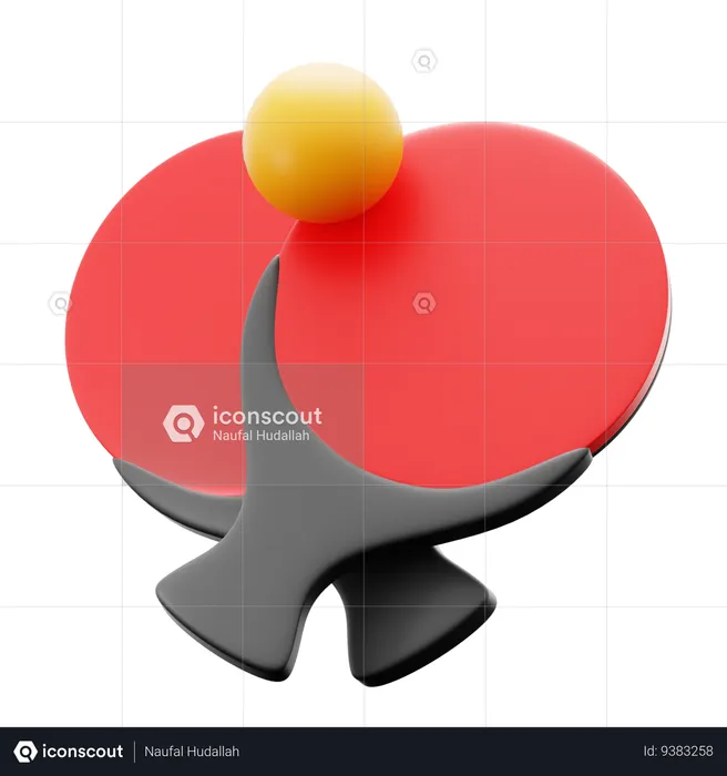 Tennis Table  3D Icon
