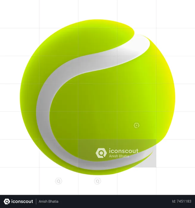 Tennis Ball  3D Icon