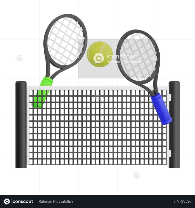 Tennisplatz  3D Icon