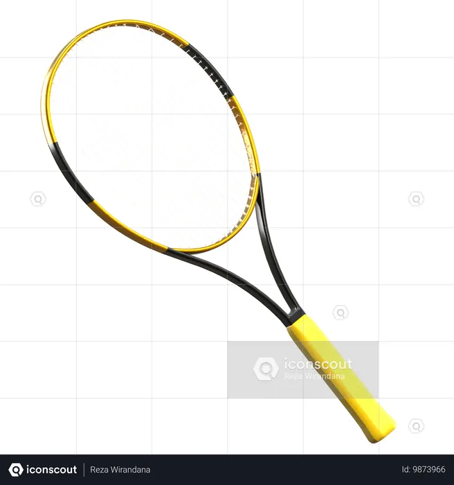 Tennisschläger  3D Icon