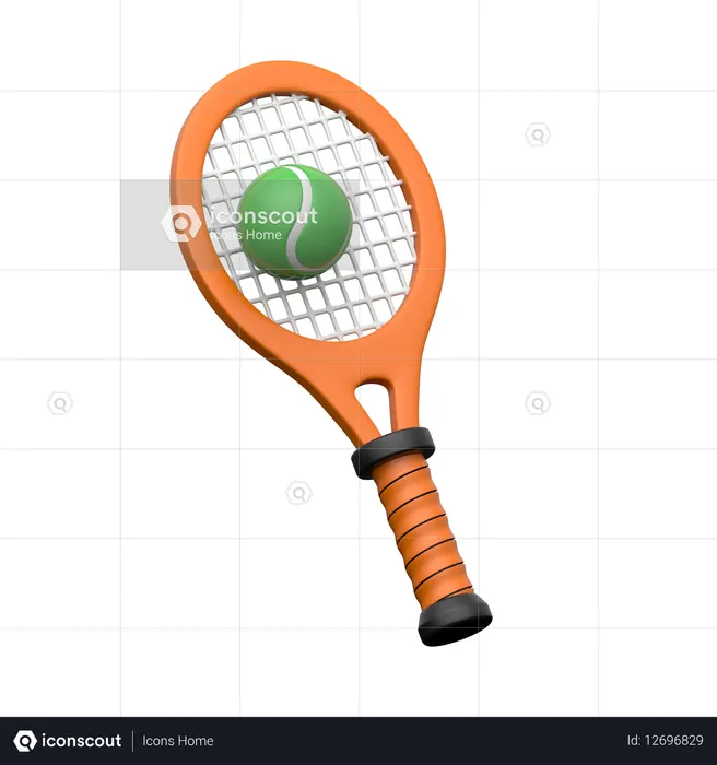 Tennisschläger  3D Icon