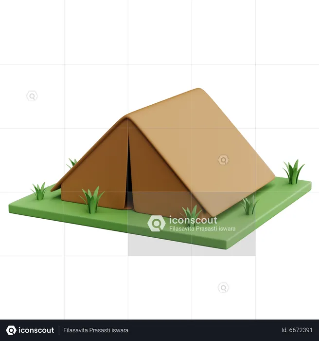 Tent  3D Icon