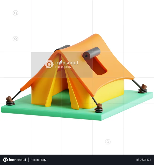 Tent  3D Icon